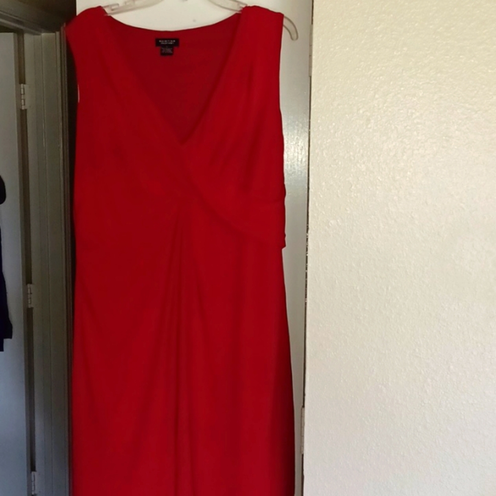 Pretty Red "Spense Women" sleeveless dress, size 1x